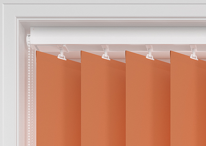 Trinity (Blackout), Deep Orange - Vertical Blind - Image 8
